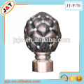 high quality best selling elegant resin adjustable curtain pole curtain rod resin curtain finial